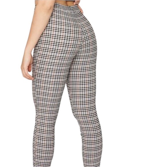 Garage hi-rise plaid jeggings - Picture 2 of 2